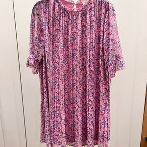 MELLODAY Pink Floral Mini Dress